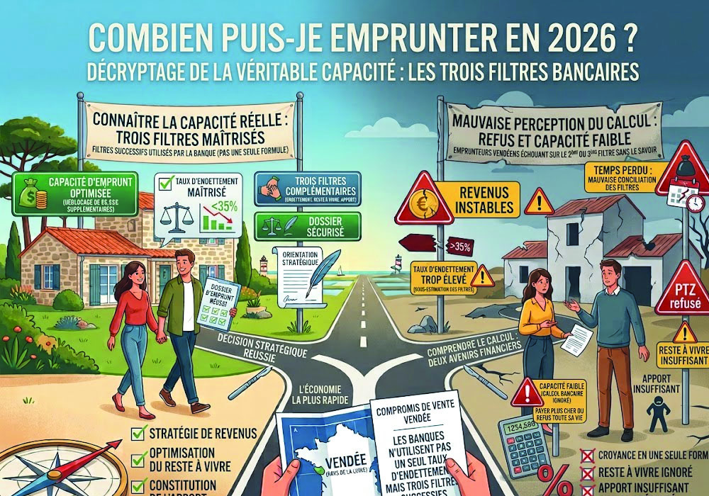 Infographie : Combien puis-je emprunter en 2026 ?
