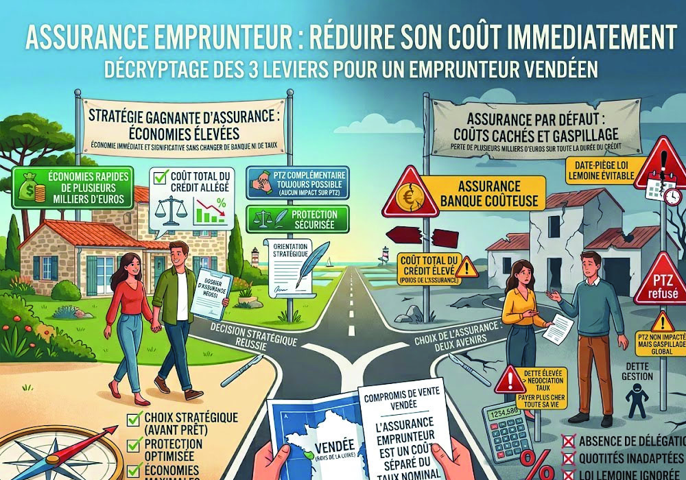 Infographie : Assurance emprunteur : comment payer moins